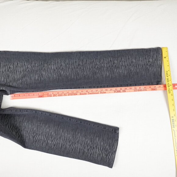 Vintage 90s Guess Tiger Stripe Jeans Women's 30x32 Straight Leg Stretch - Picture 9 of 9